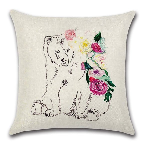 🌸BUNDLE ME🌸 Floral Animals Cushion Cov… - Picture 1 of 4